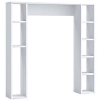 BADRUMSHYLLA 98/100/18 cm  - vit, Modern, trämaterial (98/100/18cm) - MID.YOU