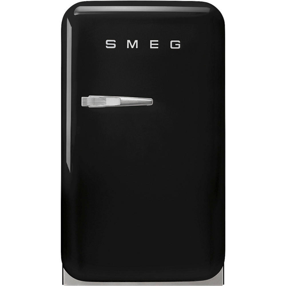 MINIKÜHLSCHRANK - Schwarz Hochglanz, Trend, Metall (40.4/72.5/57cm) - SMEG