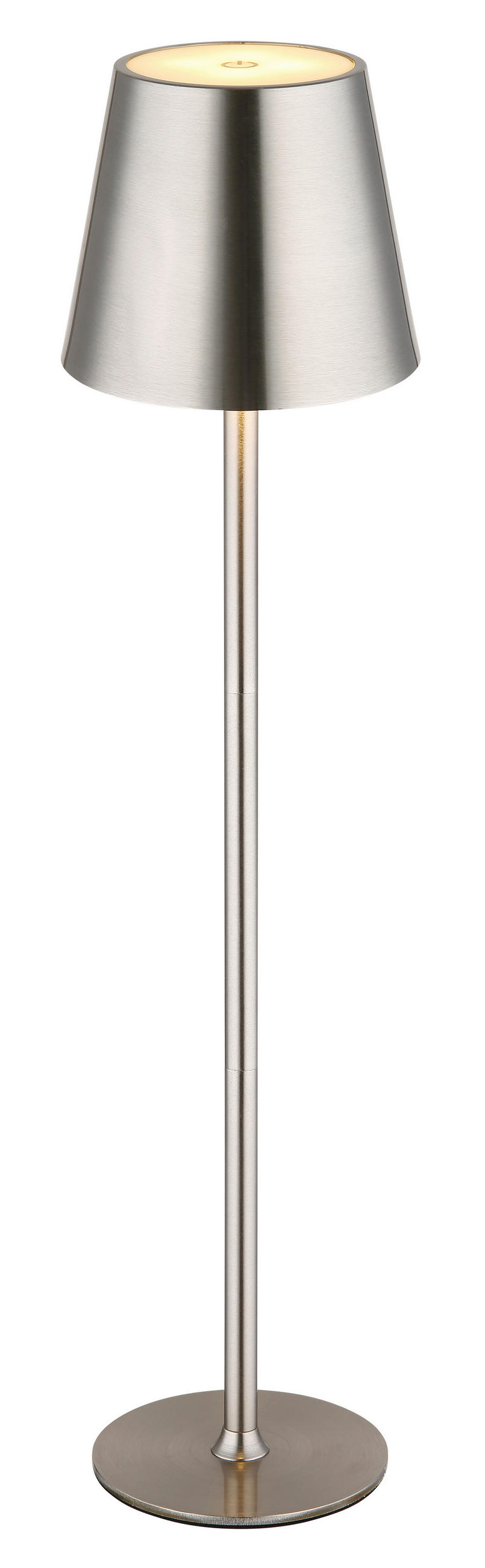 PORTABEL LAMPA VANNIE 11,2/47 cm   - vit/nickelfärgad, Design, metall/plast (11,2/47cm) - Globo