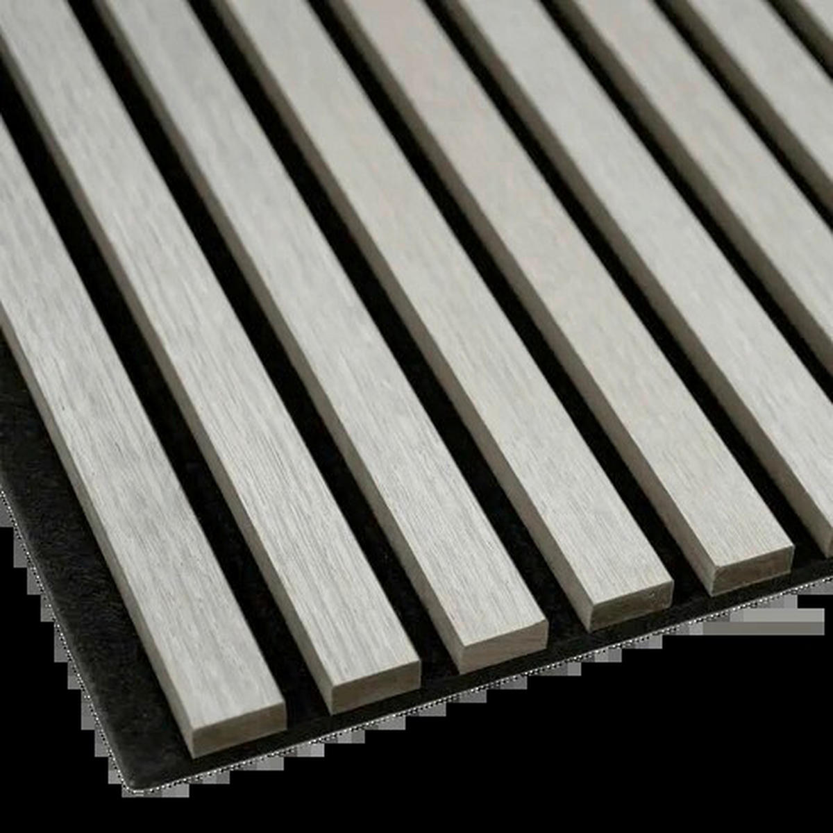 AKUSTIKPANEEL Echtholz 60/60/2,1 cm  - Eiche grau, Basics, Holzwerkstoff (60/60/2,1cm)