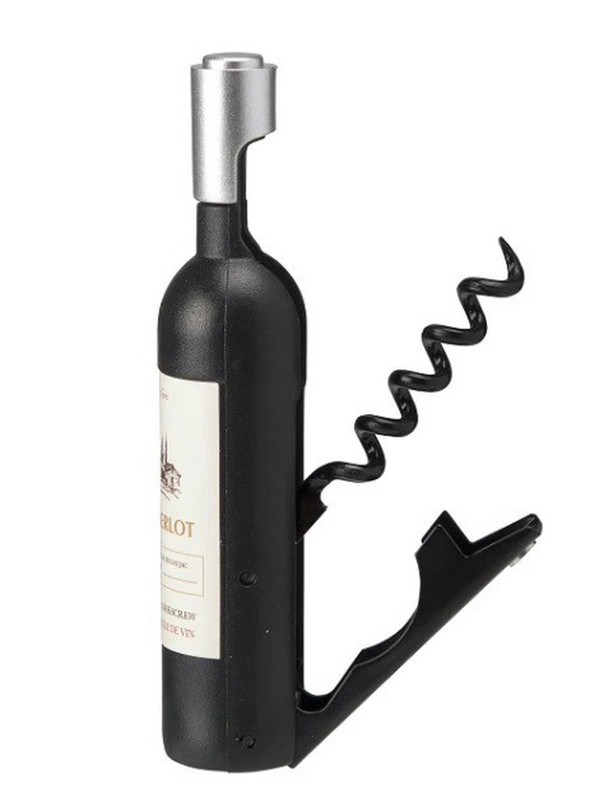 KORKSKRUV - svart, Lifestyle, metall/plast (11,5cm)