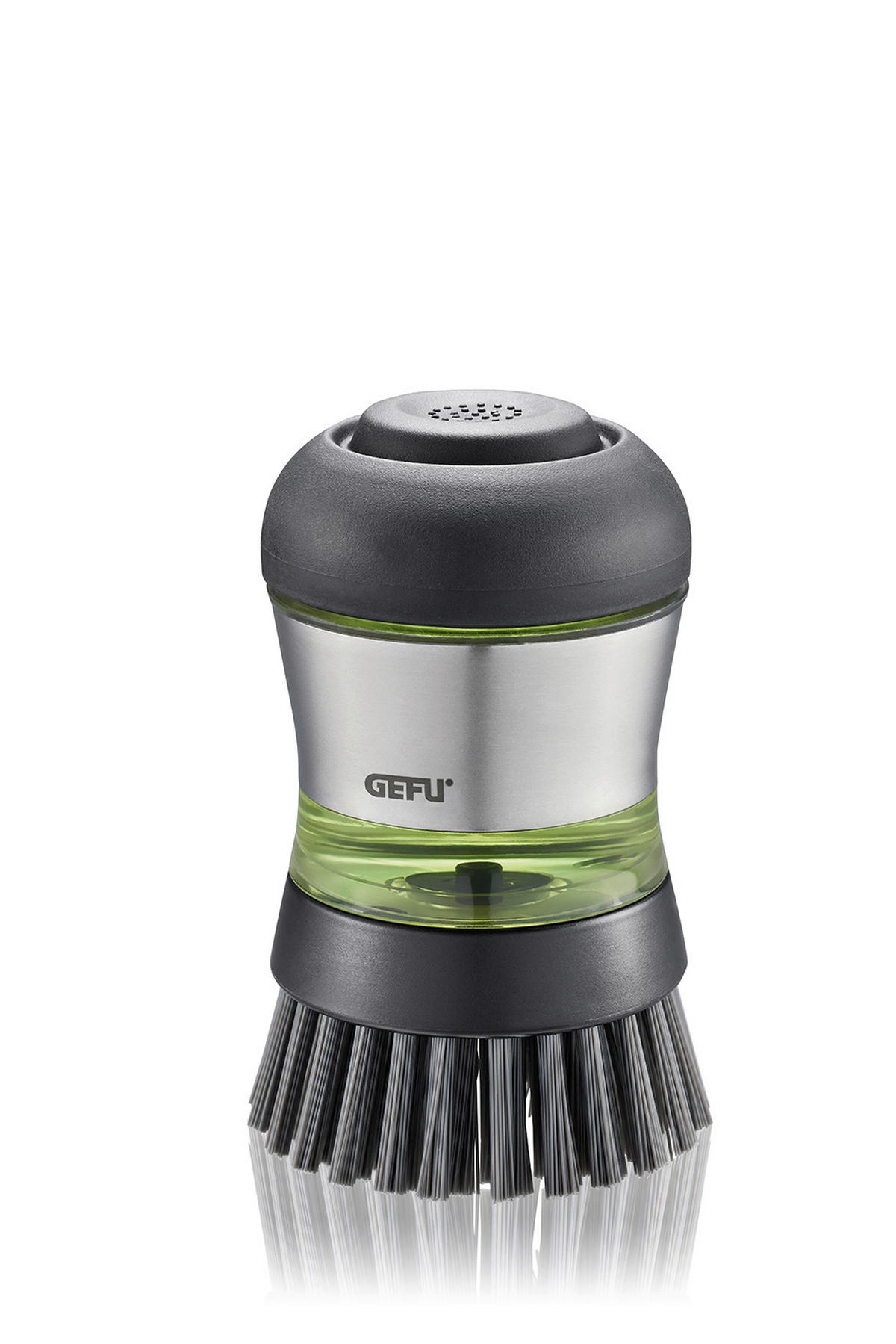 SPÜLBÜRSTE - Edelstahlfarben/Schwarz, Basics, Kunststoff/Textil (9/10/13cm) - Gefu