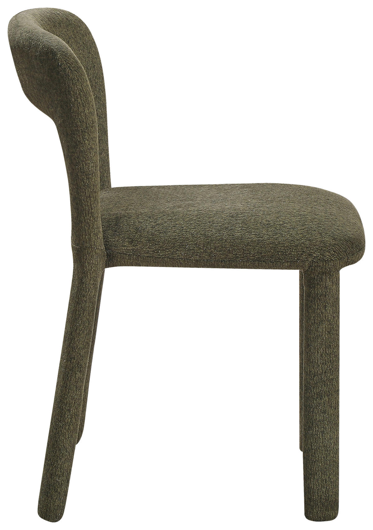 STUHL   Chenille  Grün  - Grün, MODERN, Textil/Metall (47/76/57cm) - Carryhome