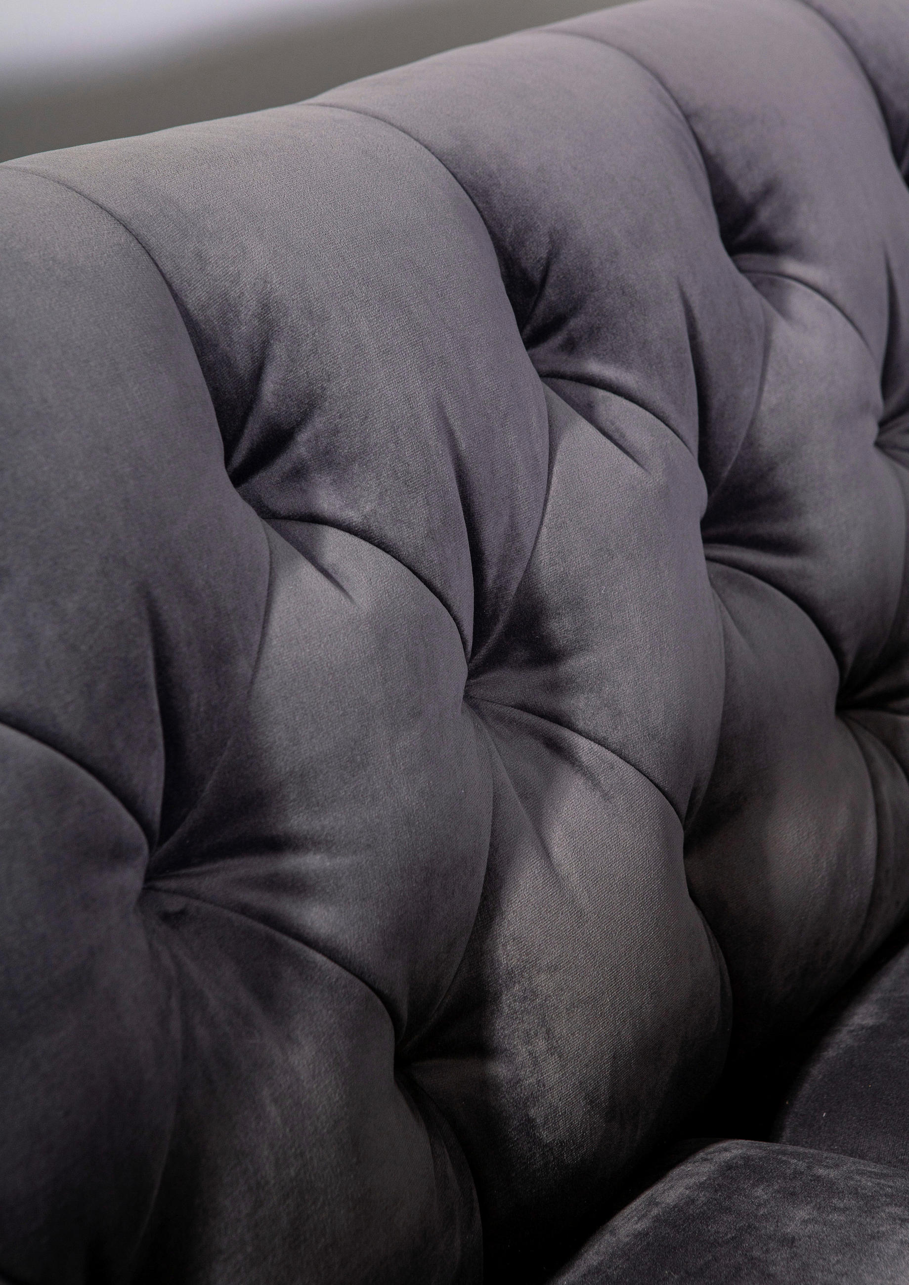 2-SITZER-SOFA Flachgewebe Dunkelgrau  - Dunkelgrau/Schwarz, KONVENTIONELL, Holz/Textil (170/83/70cm) - Livetastic