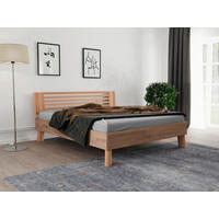 BETT 180/200 cm  in Naturfarben, Kernbuche  - Naturfarben/Kernbuche, MODERN, Holz (180/200cm) - MID.YOU