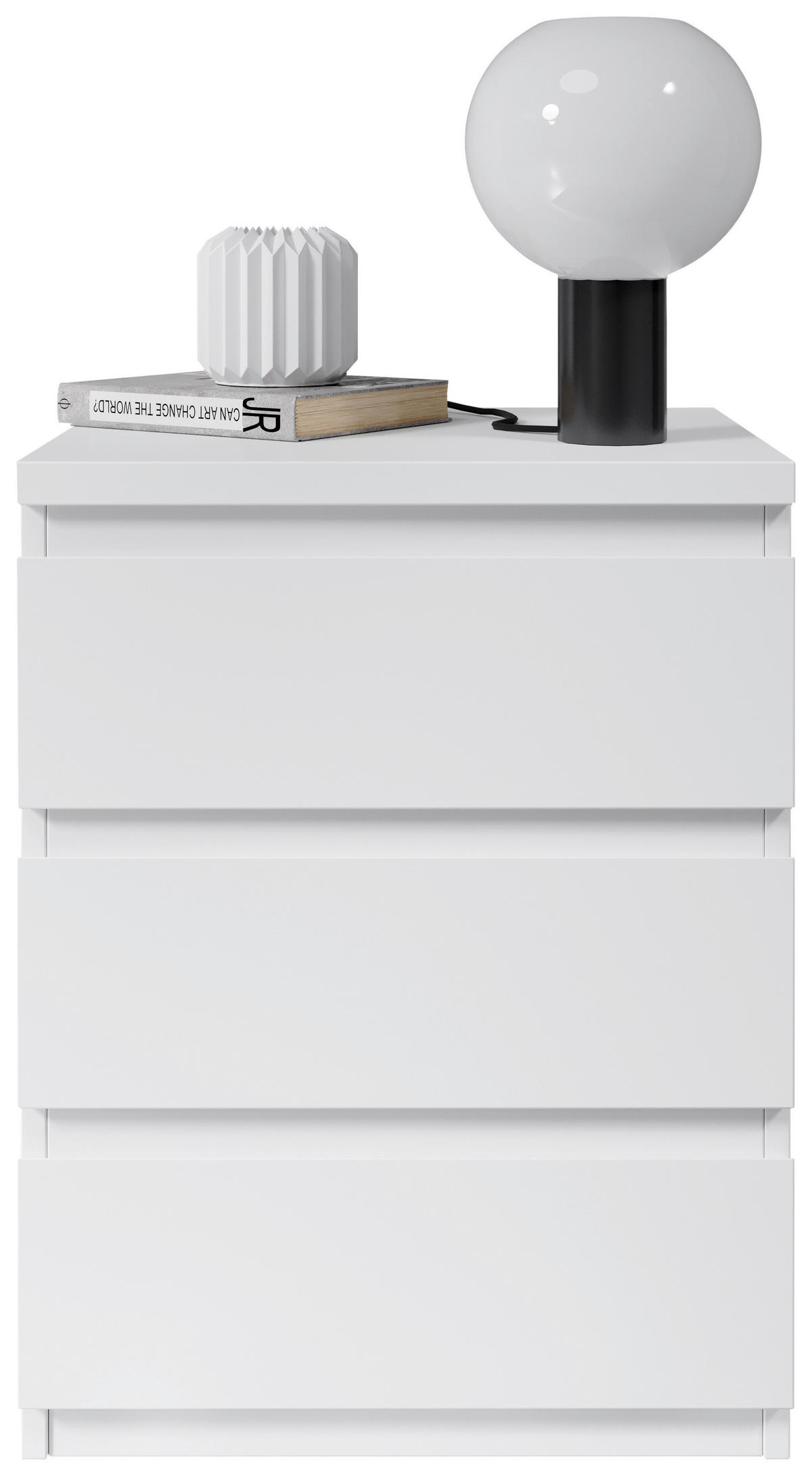 NOĆNI STOČIĆ bela  - bela, Osnovno (45/61,4/38cm) - Carryhome