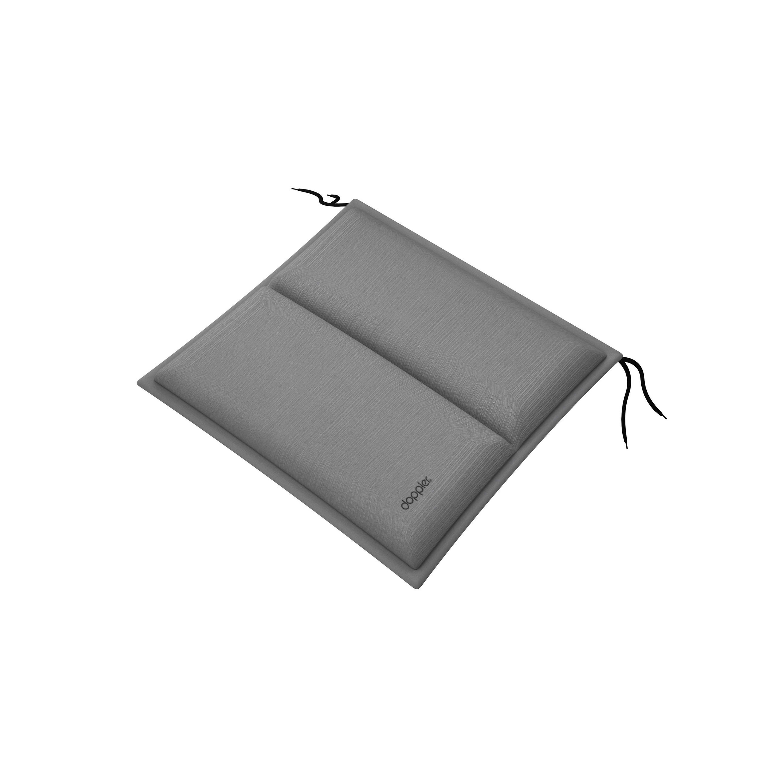 ZAHRADNÍ PODSEDÁK, 48/48/6 cm - šedá, Basics, textil (48/48/6cm) - Doppler