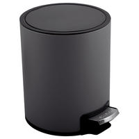 TRETEIMER 3 l  Metall  - Schwarz/Grau, KONVENTIONELL, Kunststoff/Metall (16,8/21,8/23cm) - Spirella