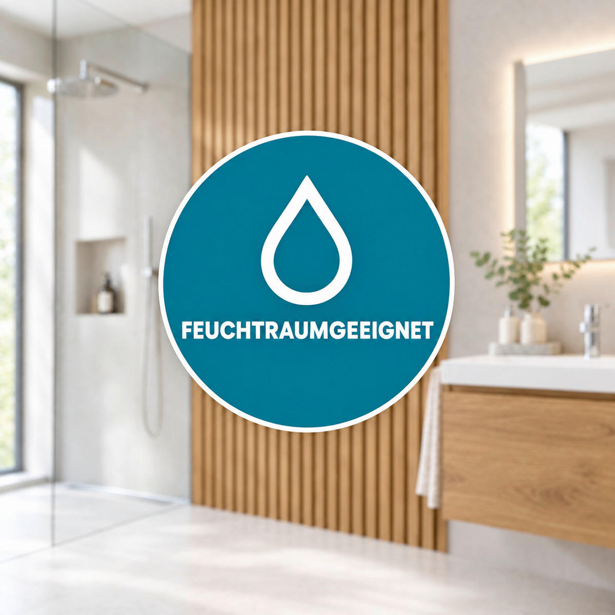 AKUSTIKPANEEL PVC Eiche foliert 57.25/1.9/240 cm  - Eichefarben, KONVENTIONELL, Holzwerkstoff/Textil (57.25/1.9/240cm)