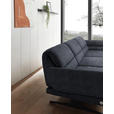 ECKSOFA Grau Flachgewebe  - Schwarz/Grau, Design, Textil/Metall (279-327/176-217cm) - Dieter Knoll