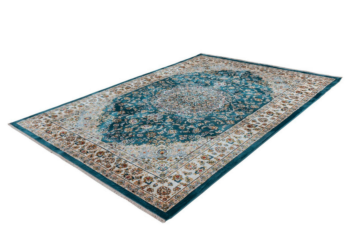 TEPPICH 160/230 cm Scotland - Edinburgh Blau Multicolor  - Multicolor, KONVENTIONELL, Textil (160/230cm)