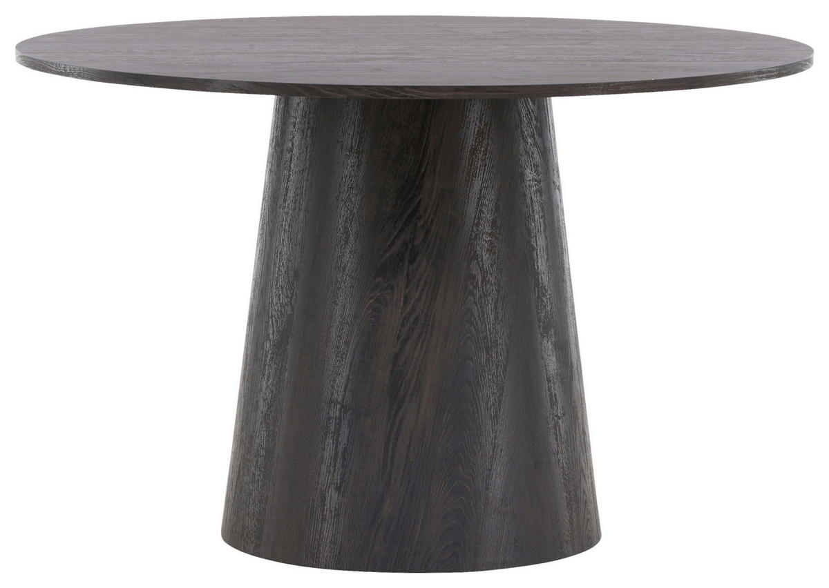 ESSTISCH in Holz 120/120/75 cm  - Schwarz/Braun, Design, Holz (120/120/75cm) - Livetastic