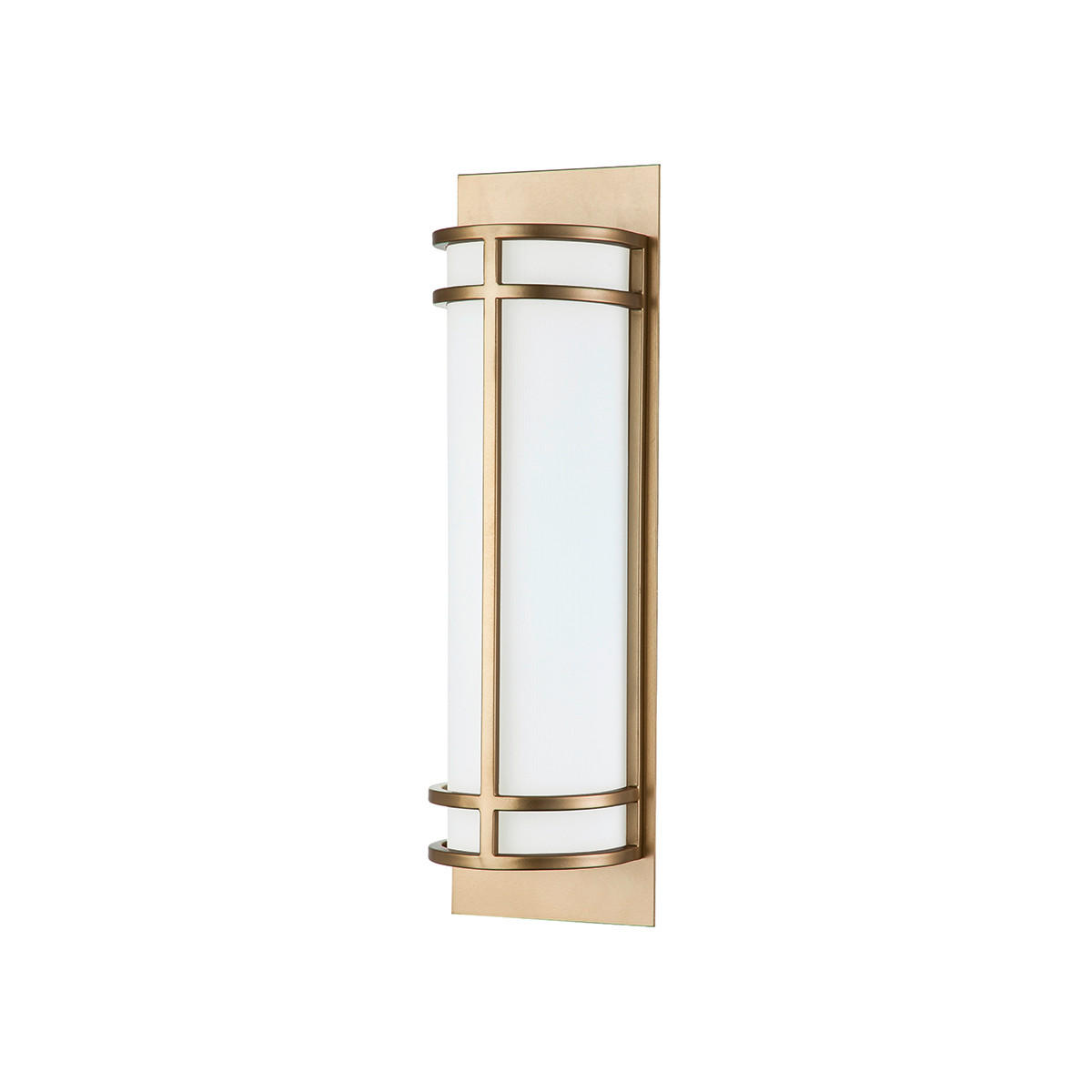 WANDLEUCHTE   - Messingfarben, KONVENTIONELL, Glas/Metall (43,2/12,7/10,2cm) - Elstead Lighting