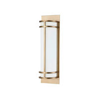 VÄGGLAMPA Fusion   - mässingsfärgad, Klassisk, metall/glas (43,2/12,7/10,2cm) - Elstead Lighting