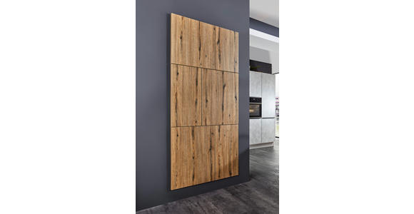 EINBAUKÜCHE - Eichefarben/Grau, MODERN, Holzwerkstoff - Dieter Knoll