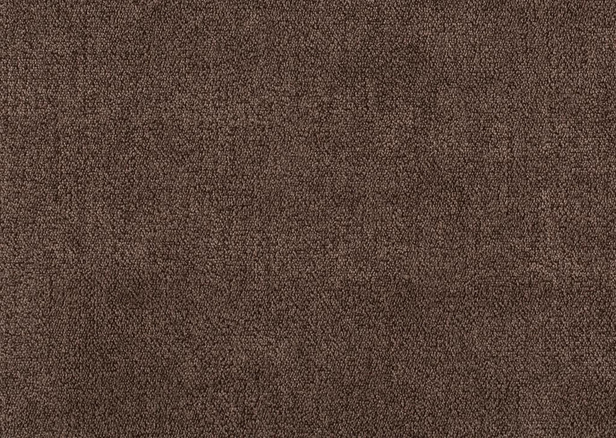 SAROKKANAPÉ textil barna  - krómszínű/barna, Design, műanyag/textil (294/173cm) - Carryhome