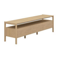 TV-BÄNK  177/53/45 cm 1 låda(or) möbler i samma serie finns att köpa till, stående, finns i olika träslag, finns i olika trädekorer  - ekfärgad, Design, trä (177/53/45cm) - Skovby