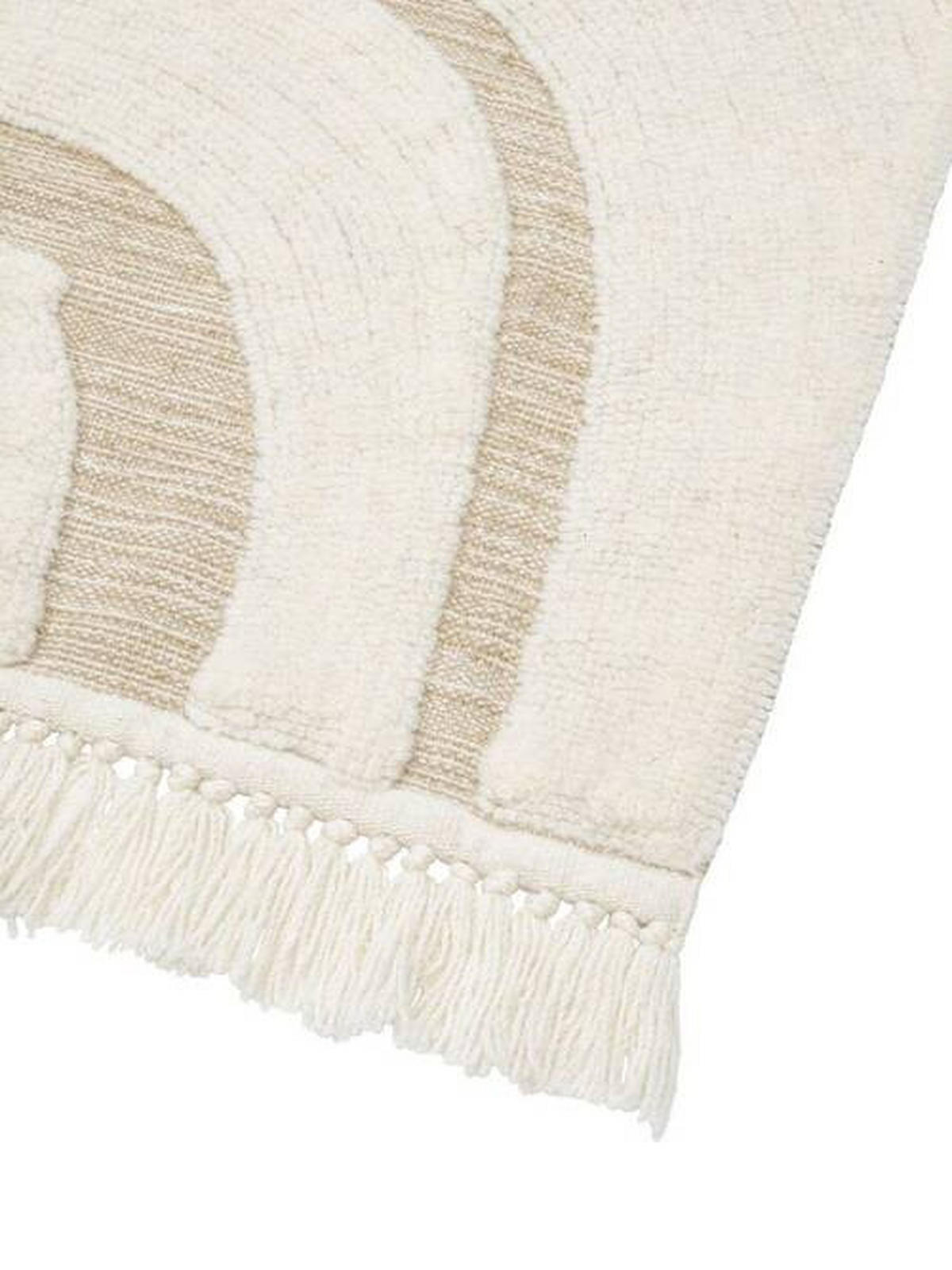 FLACHWEBETEPPICH 60/110 cm Weiß  - Weiß, Design, Textil (60/110cm) - Svanefors