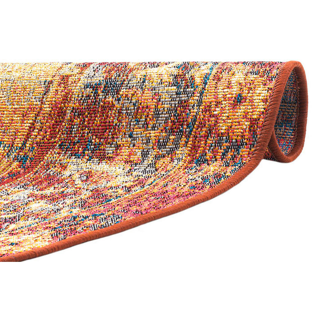 Thumbnail - Tom Tailor Outdoorteppich, Terracotta, Textil, orientalisch, rund, Textiles Vertrauen - Oeko-Tex®, Teppiche & Böden, Tep...