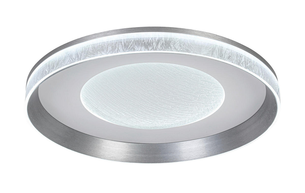 LED-DECKENLEUCHTE 24 W  40/9 cm    - Weiss/Dunkelgrau, Design, Kunststoff/Metall (40/9cm) - Novel