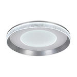 LED-DECKENLEUCHTE 40/9 cm   - Dunkelgrau/Transparent, Design, Kunststoff/Metall (40/9cm) - Novel