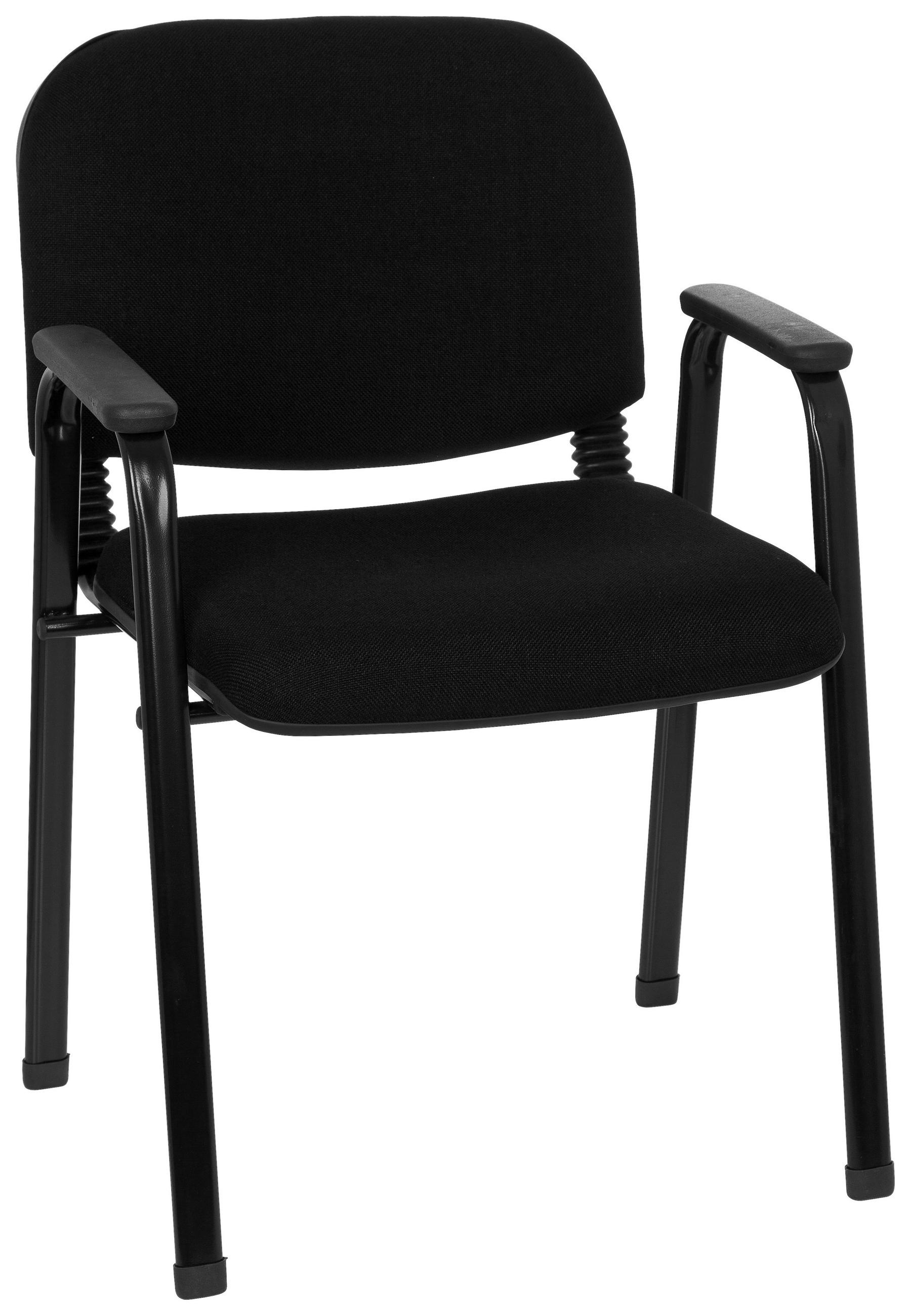KONFERENČNÍ ŽIDLE - černá, Basics, kov/textil (55/84/42cm) - MID.YOU