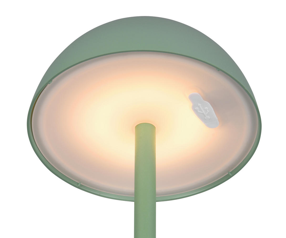 STOLNÍ LAMPA NA BATERIE 13,5/30 cm - zelená, Trend, plast (13,5/30cm)