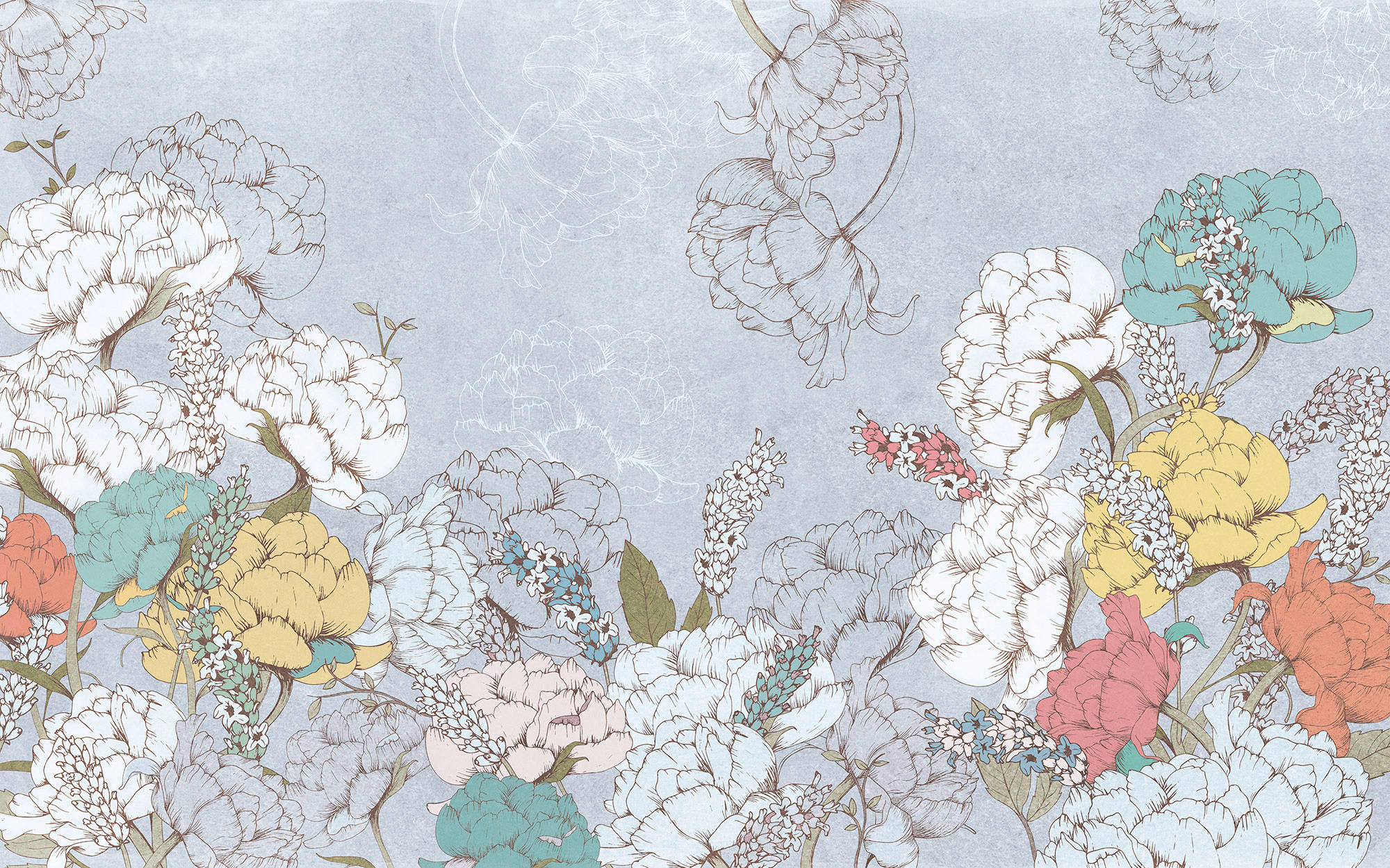 VLIESTAPETE 2,5 m  - Multicolor, Basics (400/250cm) - Xora