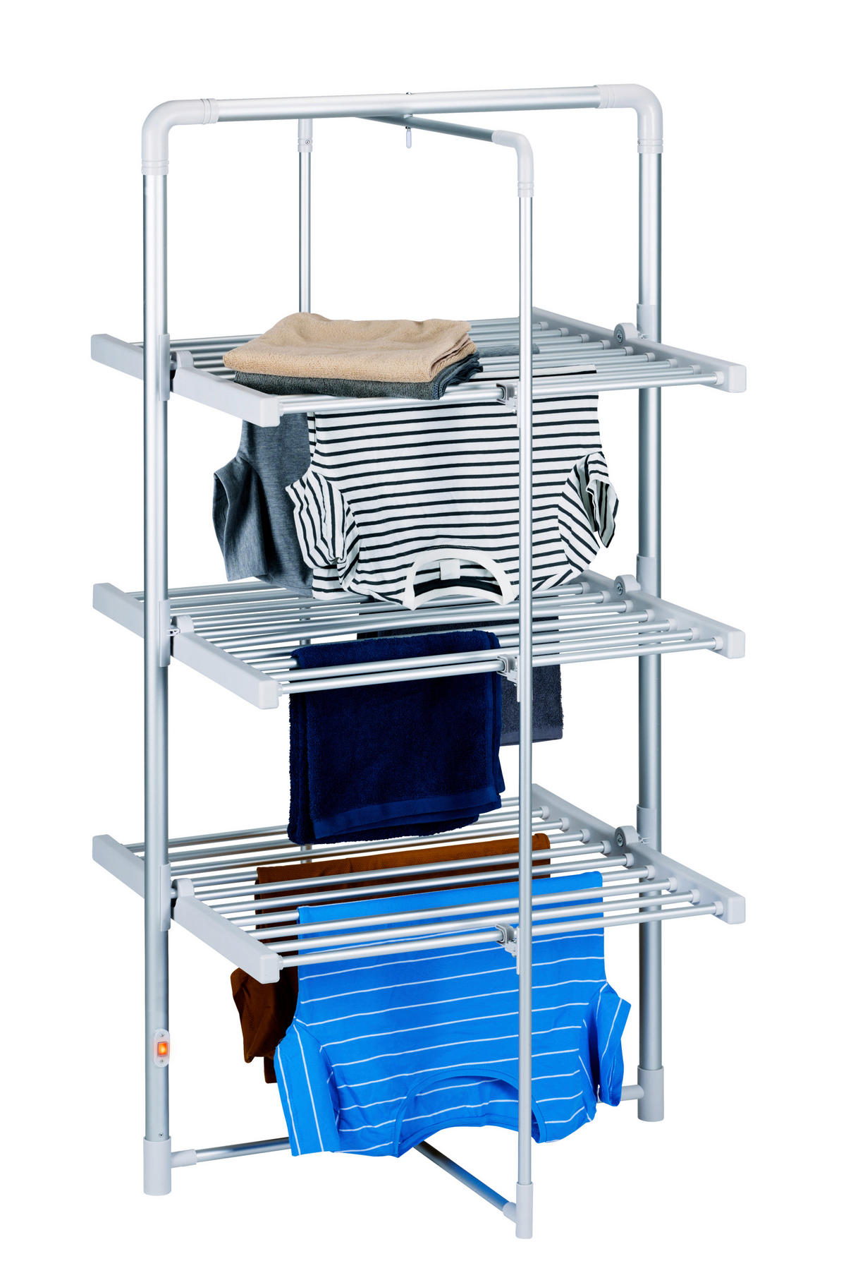 TURMWÄSCHETROCKNER 72/66.5/143 cm  - Hellgrau, Basics, Metall (72/66.5/143cm) - Dirt Devil