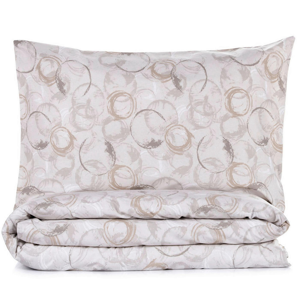 BETTWÄSCHE 155/220 cm  - Beige, Basics, Textil (155/220cm)