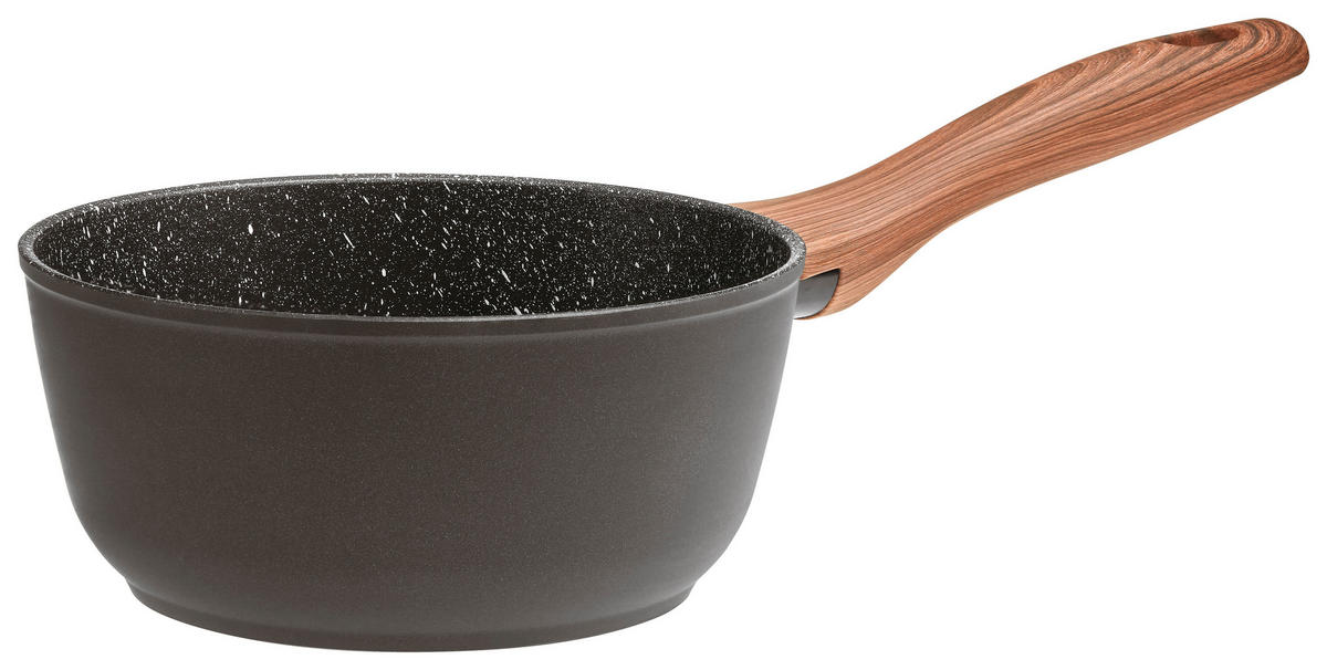 STIELKASSEROLLE 1,7 l  - Schwarz, Trend, Metall (18/8,4cm) - Sambonet
