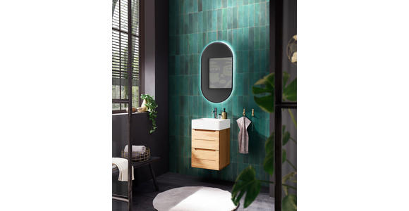 WASCHBECKENUNTERSCHRANK 42/54/42,2 cm  - Eichefarben, KONVENTIONELL, Holz/Holzwerkstoff (42/54/42,2cm) - Linea Natura