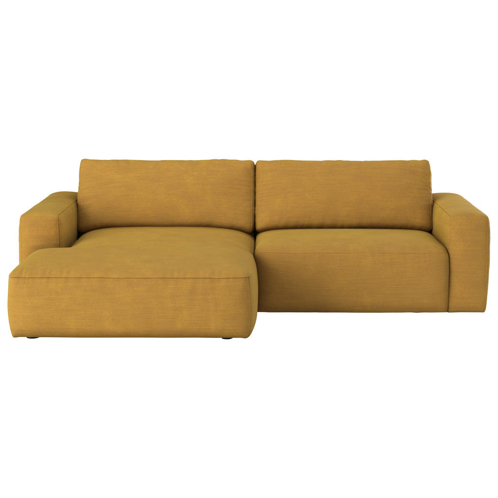 Ecksofa Lasso Senfgelb S: 175x283 Cm