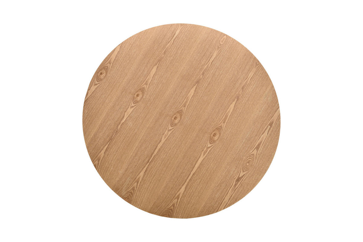 ESSTISCH 120/120/75 cm Echtholz, Nachbildung  Holz, Wellpappe rund Eichefarben  - Eichefarben, Design, Holz/Wellpappe (120/120/75cm) - Niels Andersson