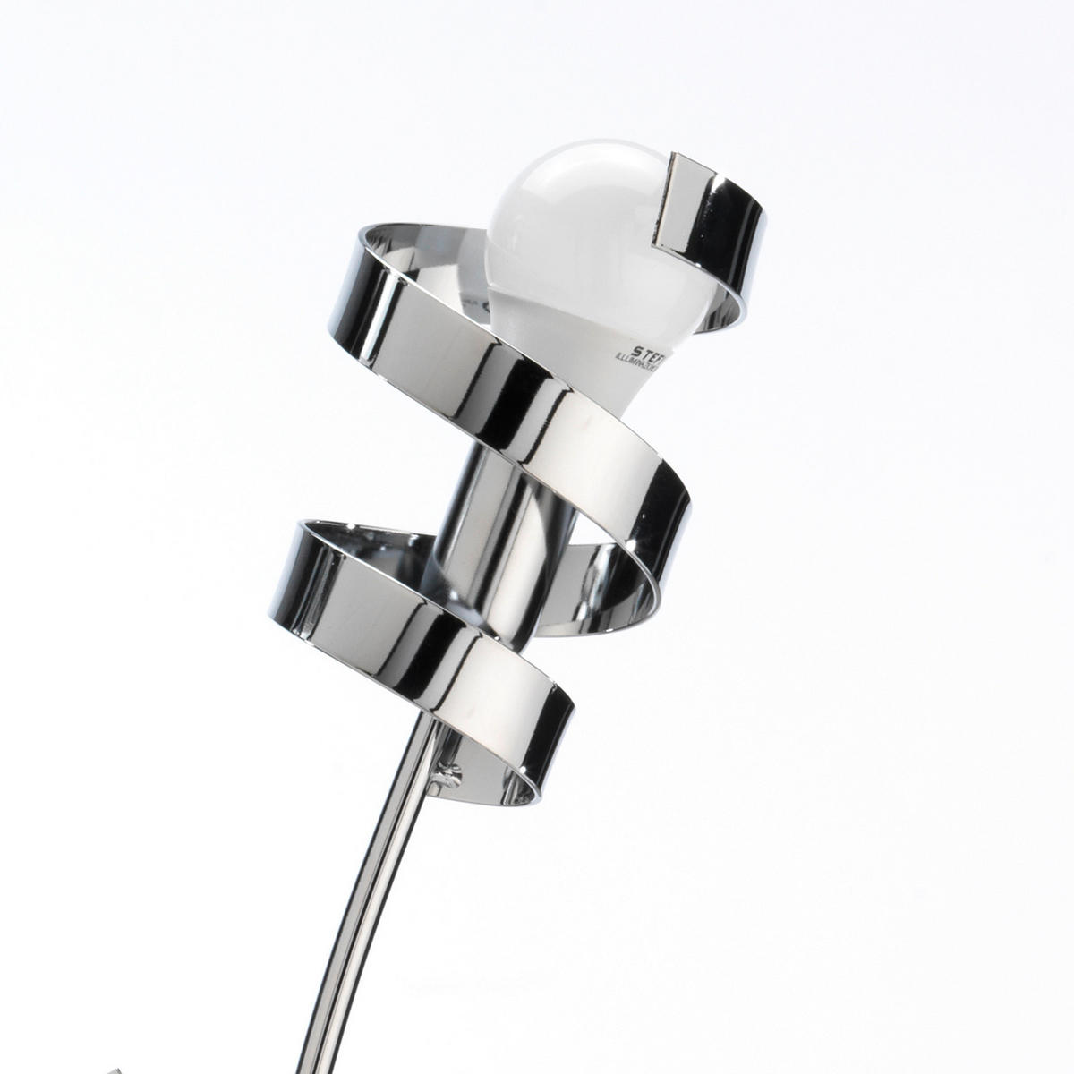 TISCHLEUCHTE 40/65 cm   - Chromfarben, Design, Metall (40/65cm)