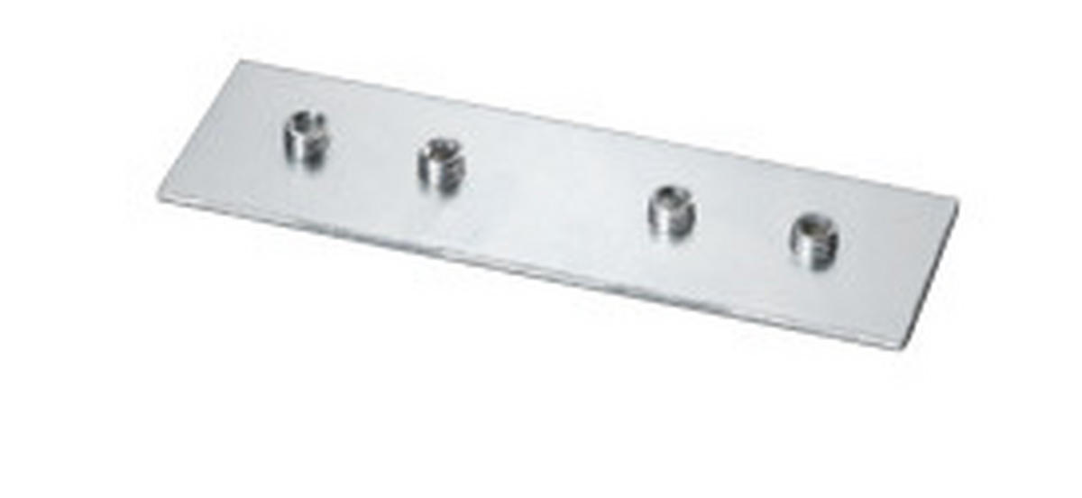 PŘÍPOJKA  8 cm - barvy hliníku, Basics, kov (8cm) - Homeware