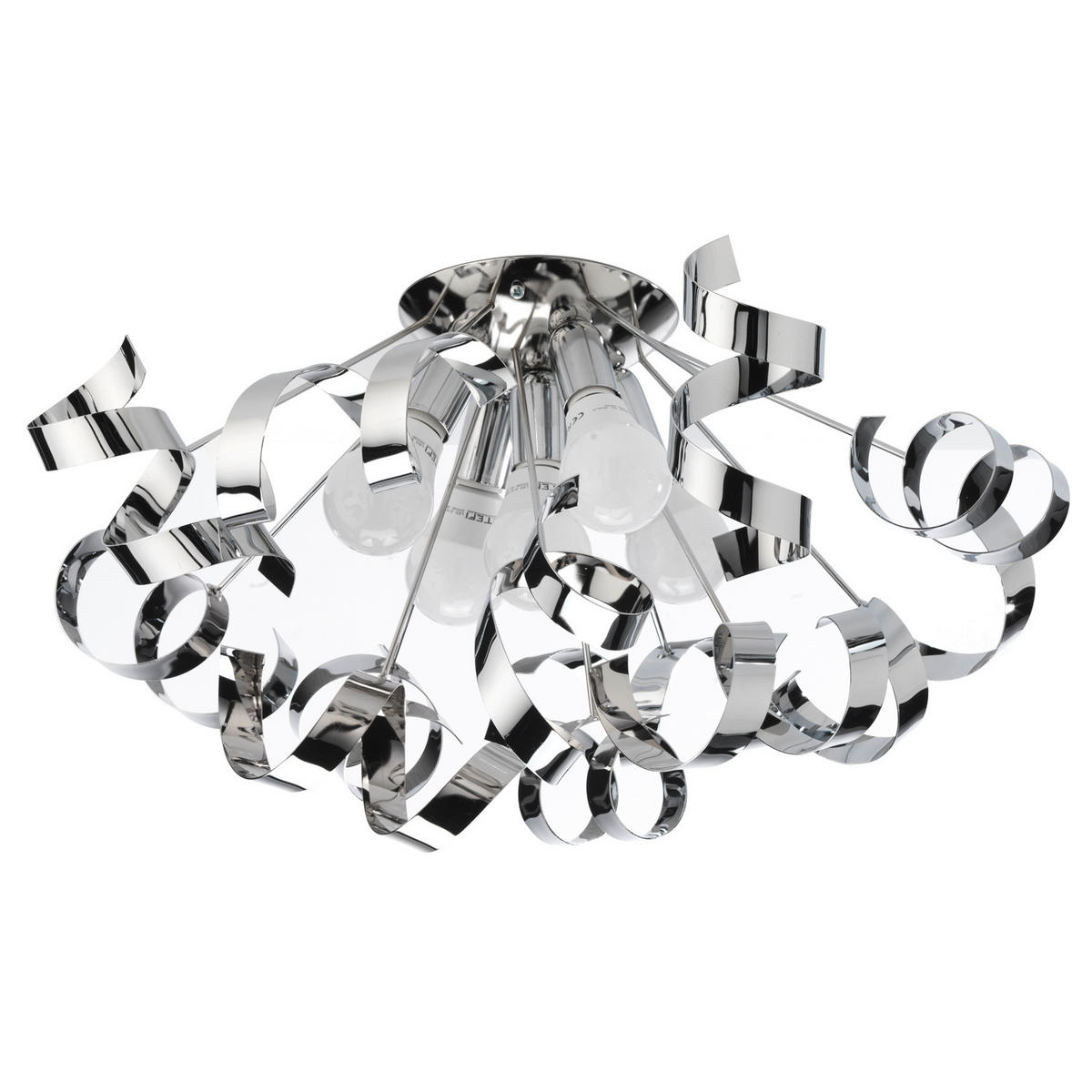 DECKENLEUCHTE  60/30 cm    - Chromfarben, Design, Metall (60/30cm)