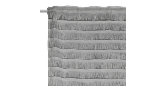 FERTIGVORHANG halbtransparent - Hellgrau, Design, Textil (140/255cm) - Novel