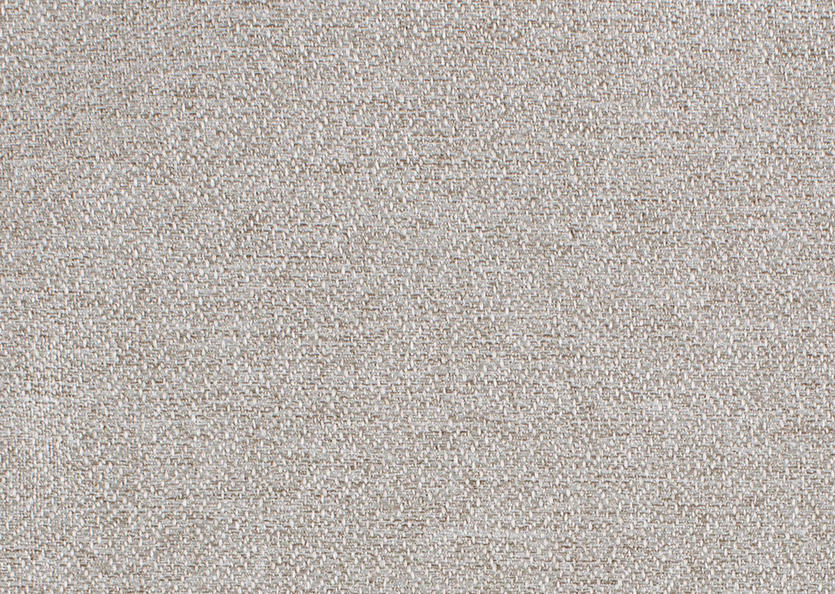 ECKSOFA in Webstoff Ecru  - Ecru/Silberfarben, Design, Textil/Metall (250/167cm) - Xora