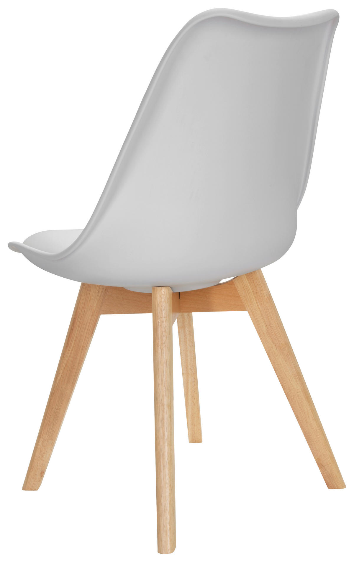 SADA ŽIDLÍ 4 kusy - bílá/barvy buku, Moderní, dřevo/textil (48/87/56cm) - MID.YOU
