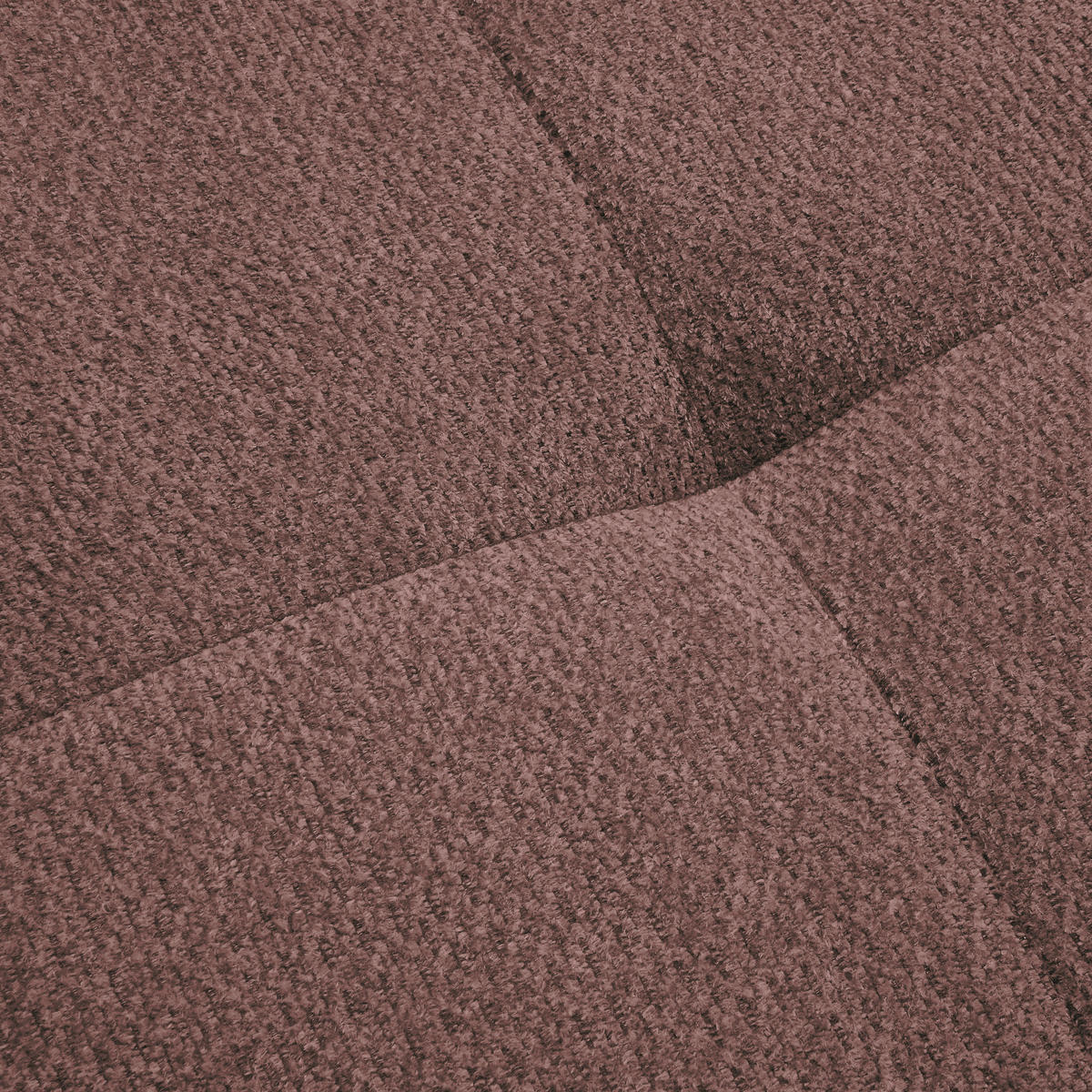 ECKSOFA in Chenille Braun  - Schwarz/Braun, Modern, Textil/Metall (290/182cm) - Hom`in