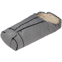 FUßSACK  - Grau, Basics, Textil (45/103cm) - Naturkind