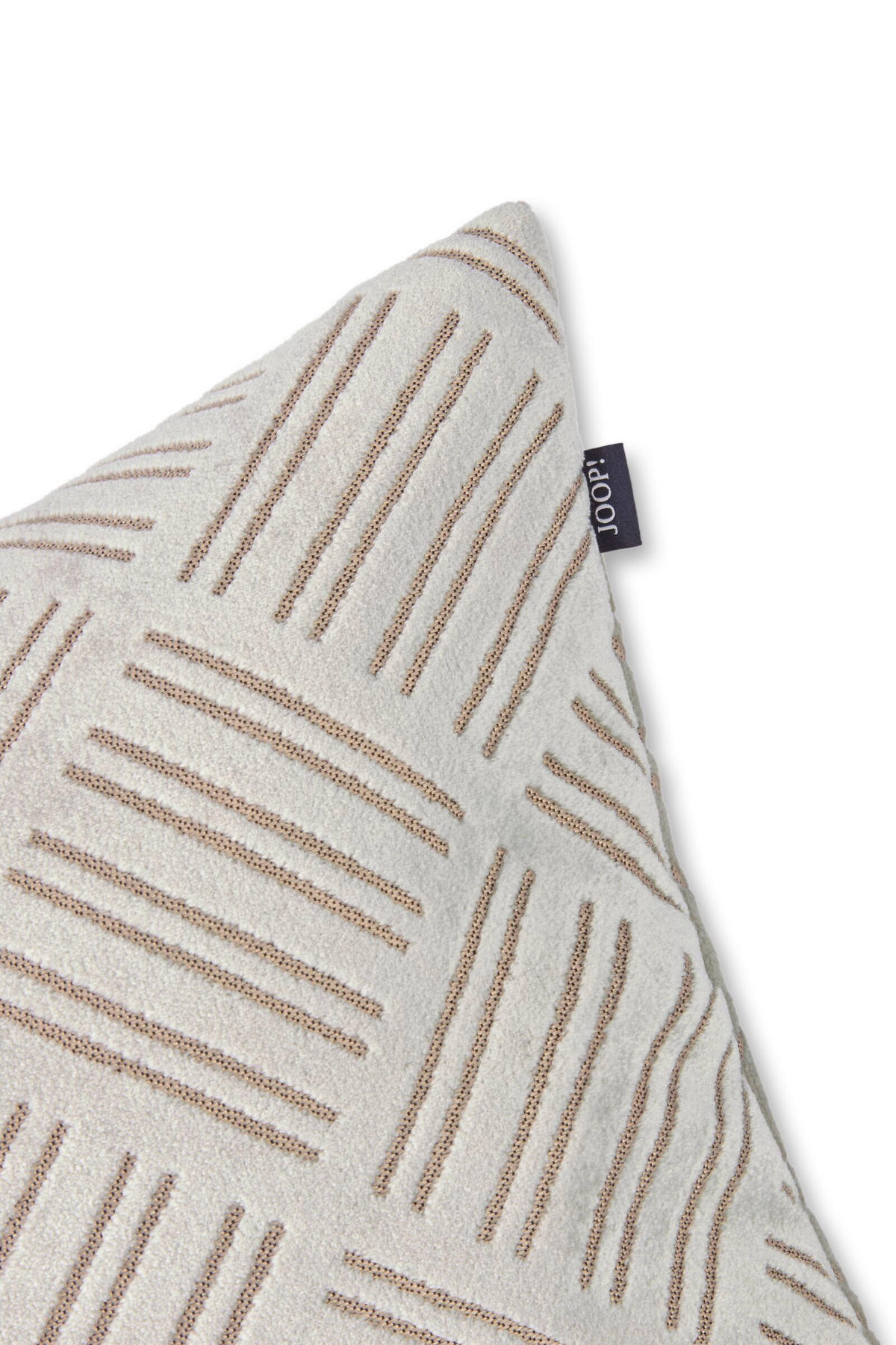 POŤAH NA VANKÚŠ  50/50 cm - krémová/svetlosivá, Basics, textil (50/50cm) - Joop!