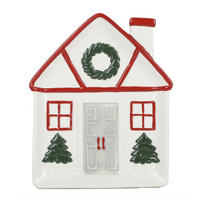 SERVIERTABLETT   25,5/21/3 cm   - Multicolor, LIFESTYLE, Keramik (25,5/21/3cm) - X-Mas