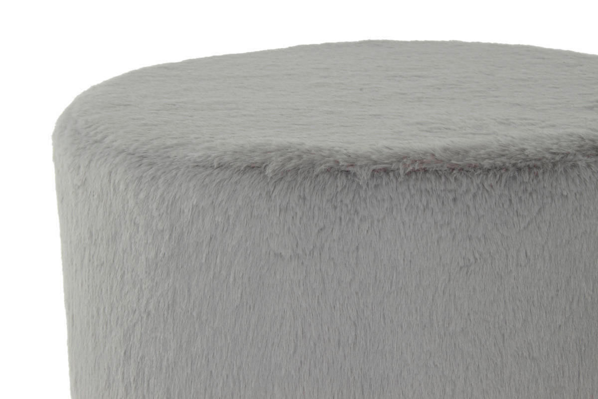 HOCKER Hellgrau  - Hellgrau, MODERN, Kunststoff (36/44/36cm) - Kayoom