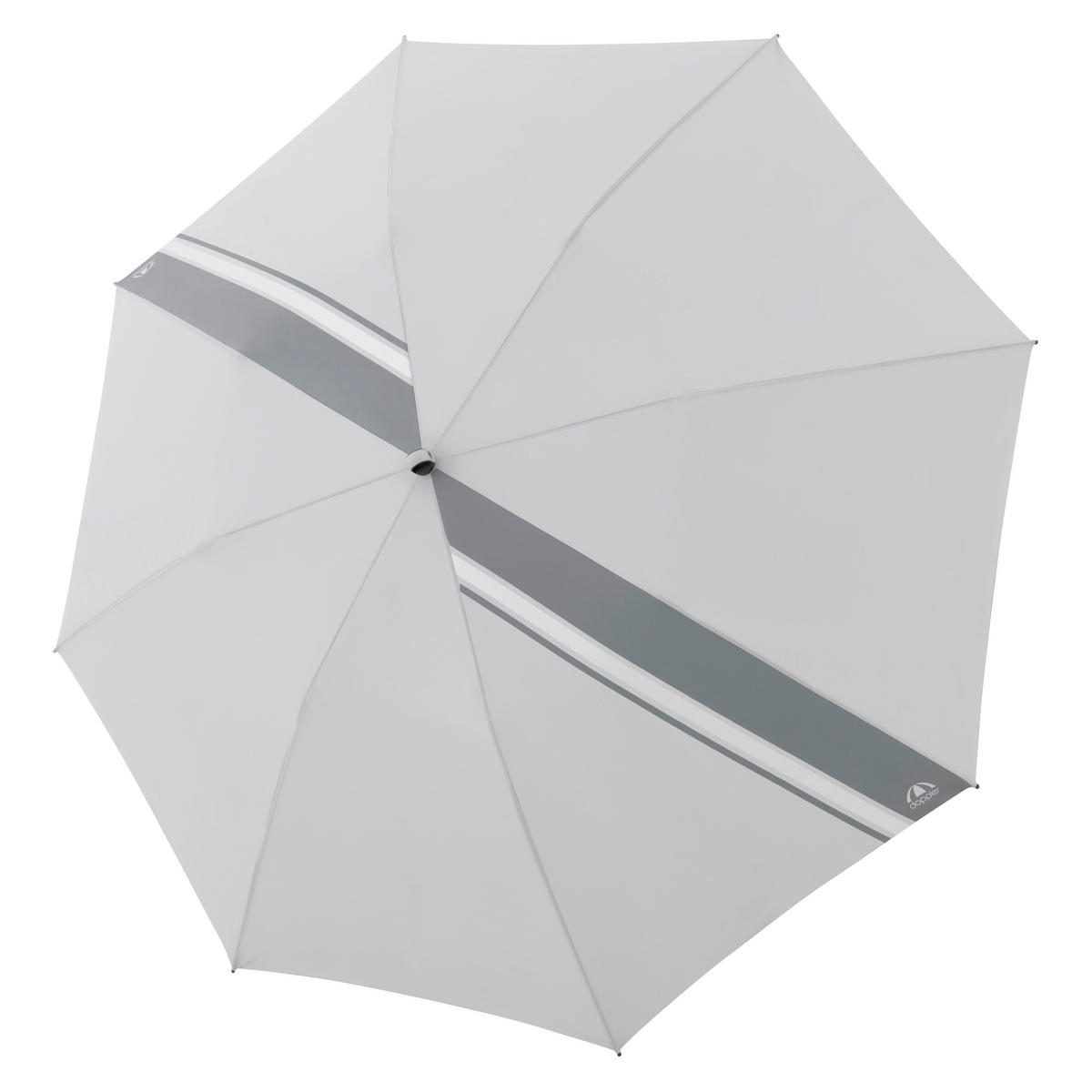 SONNENSCHIRM 156 cm Hellgrau  - Anthrazit/Hellgrau, MODERN, Textil/Metall (156cm) - Doppler