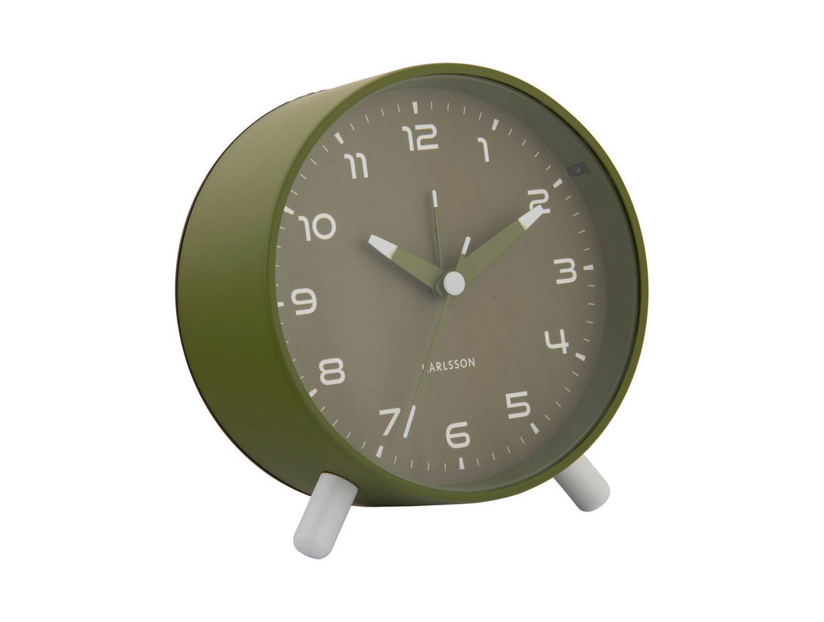 WECKER  Smaragdgrün  - Smaragdgrün, Basics, Metall (5/11/12cm) - Karlsson
