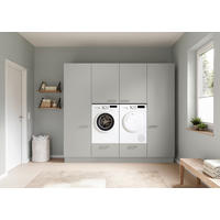 HAUSWIRTSCHAFTSRAUM Touch 240/216,6/58,2 cm Grau - Grau, MODERN, Holzwerkstoff (240/216,6/58,2cm) - Nobilia