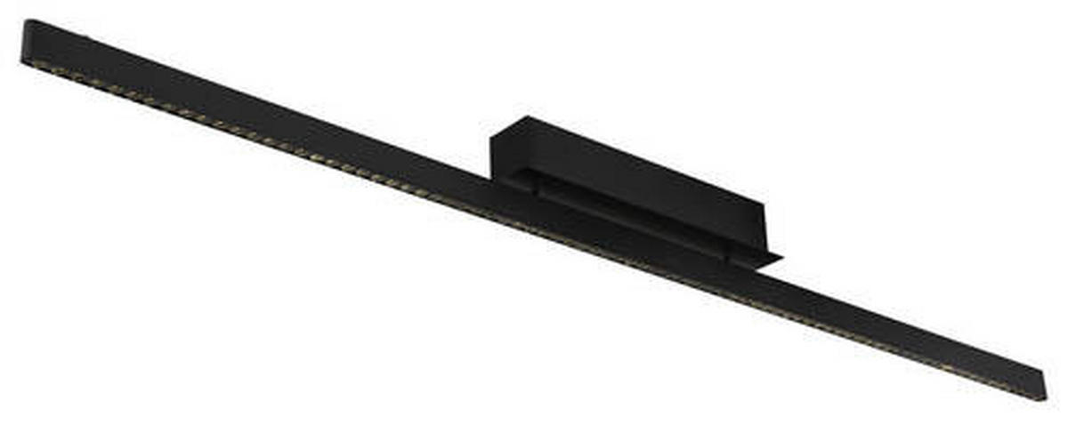 LED-HÄNGELEUCHTE 150/9/120 cm  - Transparent/Schwarz, Design, Kunststoff/Metall (150/9/120cm)
