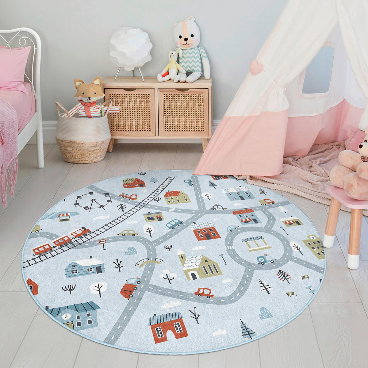 KINDERTEPPICH 150 cm  - Multicolor, Basics, Textil (150cm)